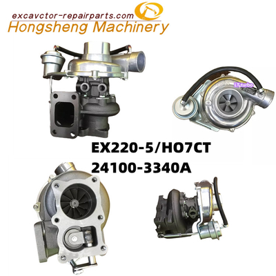 Isuzu H07CT EX220-5 Excavator Turbocharger H07CT H07C-TD ইঞ্জিন 24100-3340A