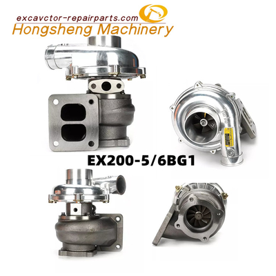 Ex200-6 Zx200 Zax230 Zax240 ইঞ্জিন 6BG1 এর জন্য 114400-3770 এক্সক্যাভেটর টার্বোচার্জার