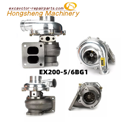 Hitachi Ex200-5 6BG1 ইঞ্জিন যন্ত্রাংশের জন্য 114400-3770 এক্সক্যাভেটর টার্বোচার্জার