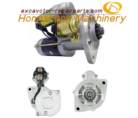 6D31 মিতসুবিশি স্টার্টার মোটর 24V 11T 3.7KW Kobelco SK200-3 Kato HD700-5 700-7
