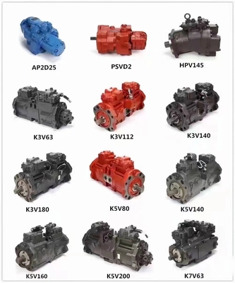 কোবেলকো SK200-6 SK200-6E কাওয়াসাকি হাইড্রোলিক পাম্প K3V112DT K3V112DTP K3V112